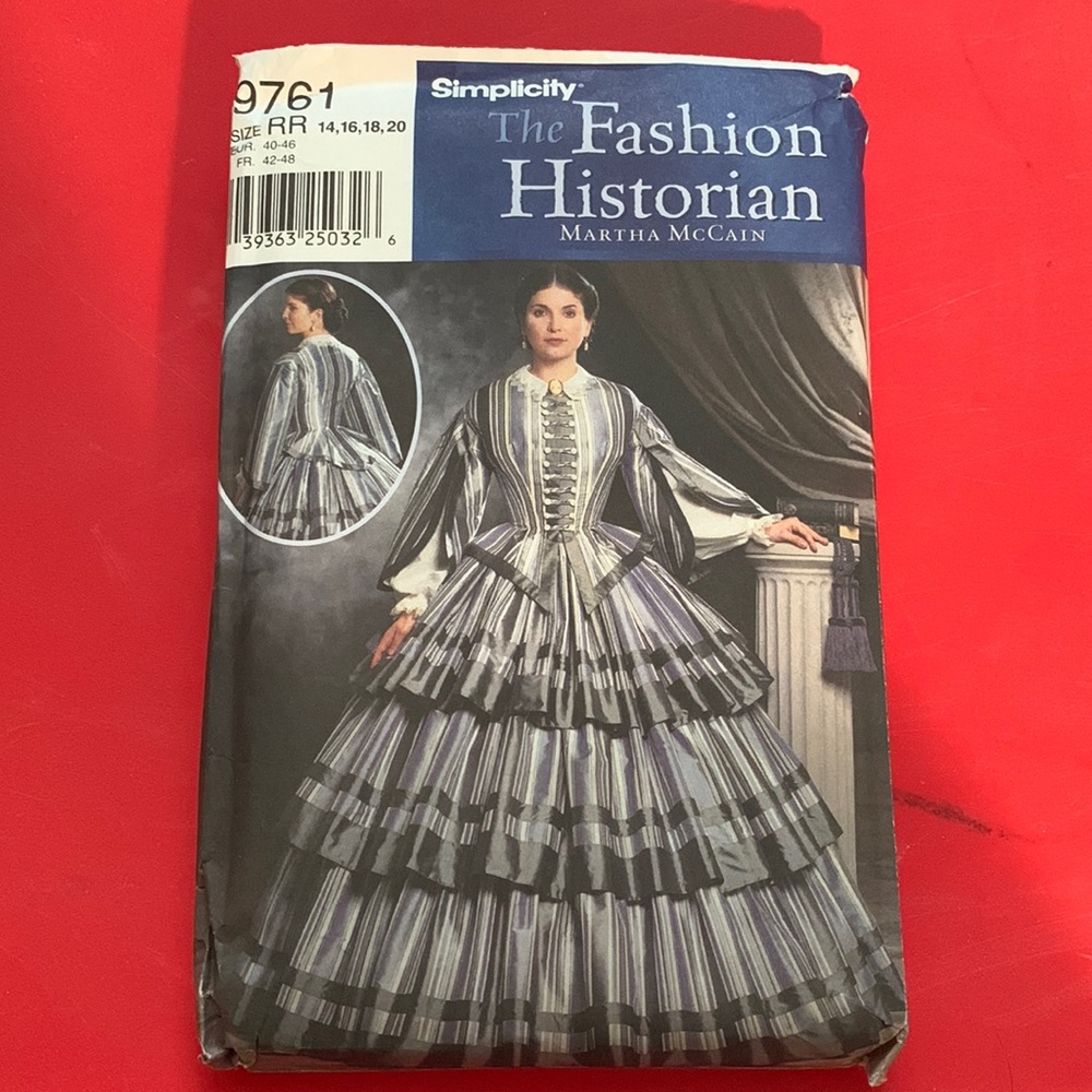 Historical fashion pattern